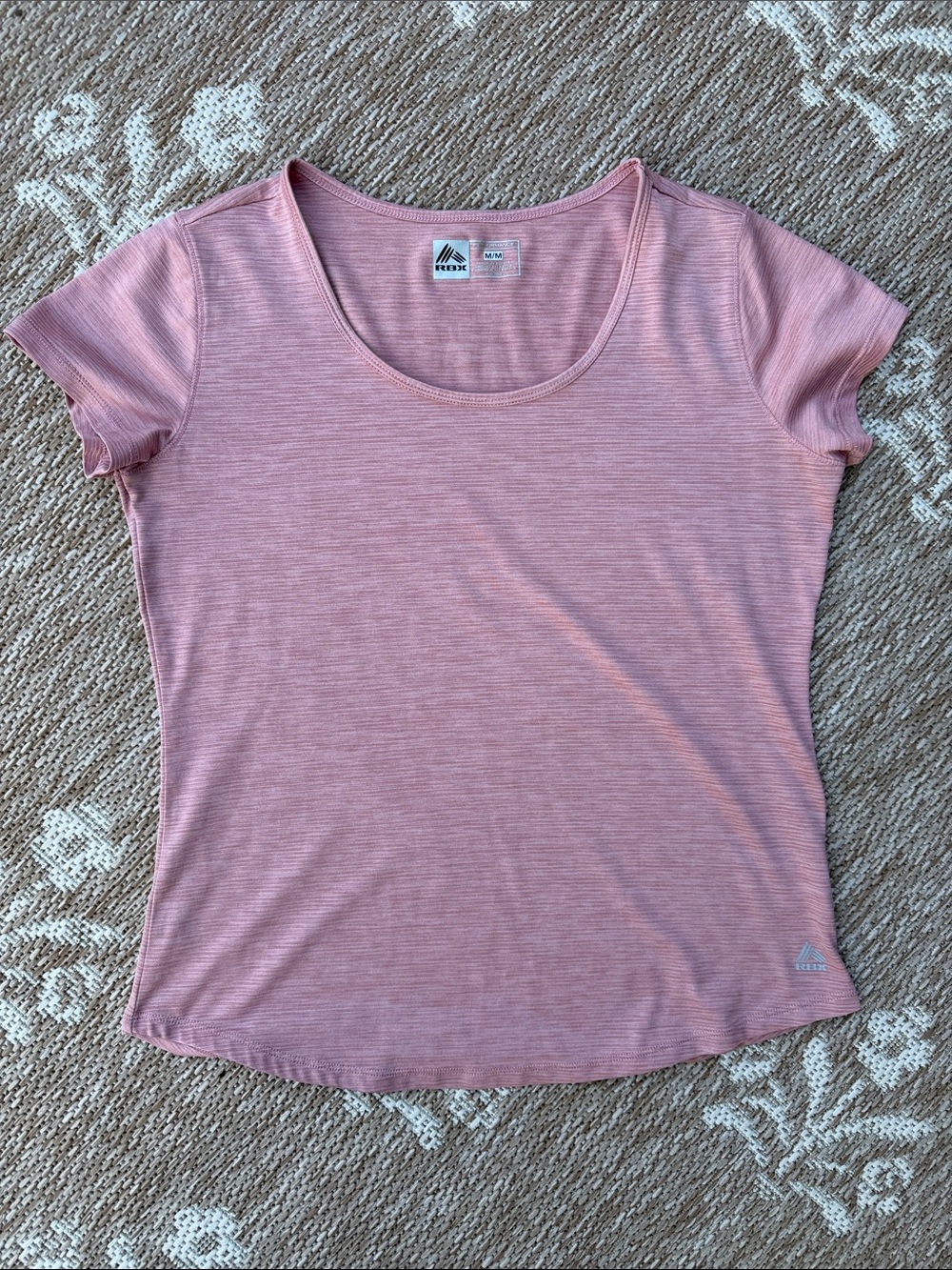 RBX Pink Scoop Neck Women’s Top